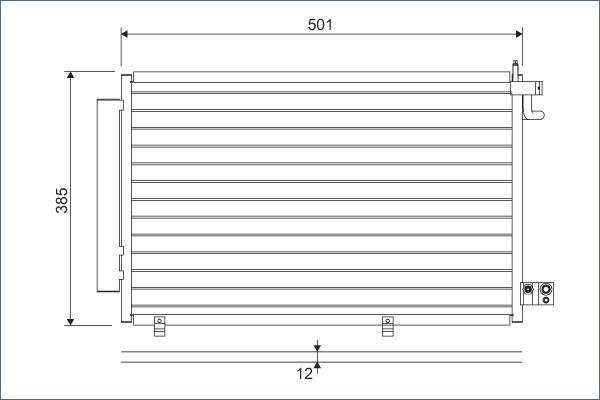 Valeo 814294 - Lauhdutin, ilmastointilaite onlydrive.pro