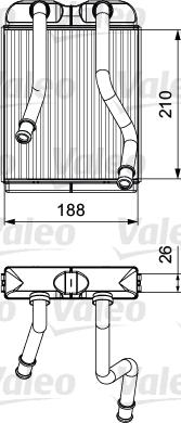 Valeo 811532 - Šilumokaitis, salono šildymas onlydrive.pro