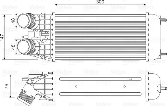 Valeo 818547 - Intercooler, charger onlydrive.pro