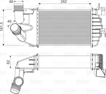 Valeo 818556 - Intercooler, charger onlydrive.pro