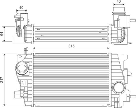 Valeo 818537 - Intercooler, charger onlydrive.pro