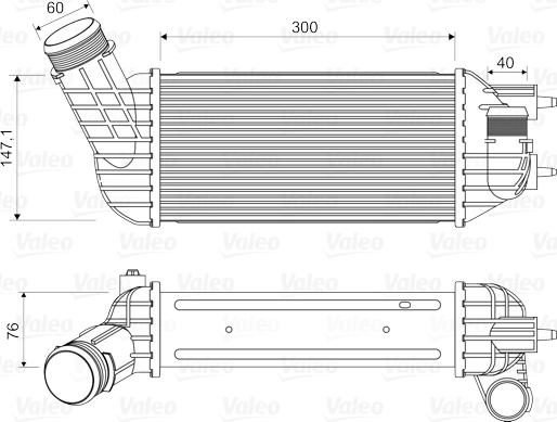 Valeo 818652 - Интеркулер, теплообменник турбины onlydrive.pro