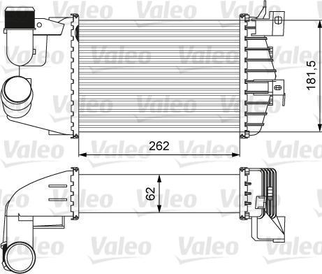 Valeo 818627 - Intercooler, charger onlydrive.pro