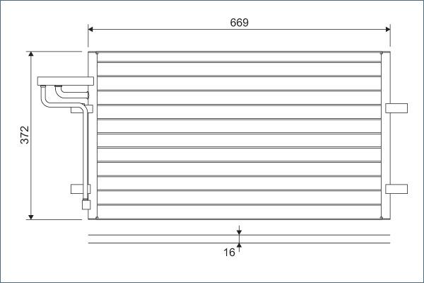 Valeo 818046 - Lauhdutin, ilmastointilaite onlydrive.pro