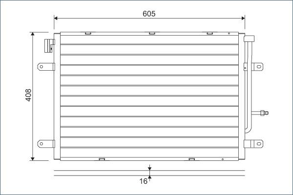 Valeo 818190 - Конденсатор кондиционера onlydrive.pro