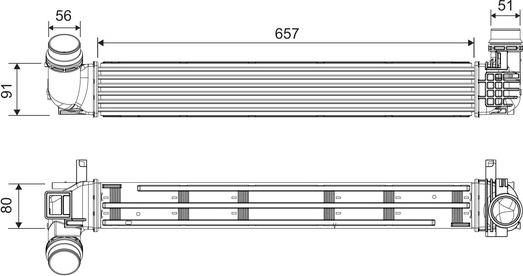 Valeo 818878 - Intercooler, charger onlydrive.pro