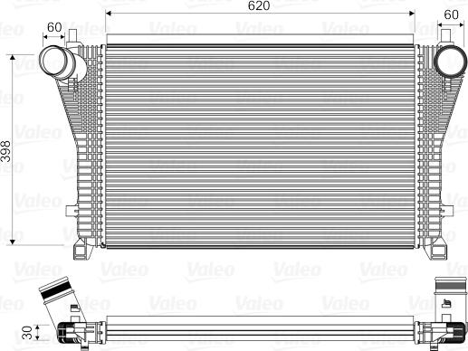 Valeo 818347 - Kompressoriõhu radiaator onlydrive.pro