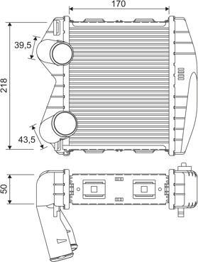 Valeo 818366 - Intercooler, charger onlydrive.pro