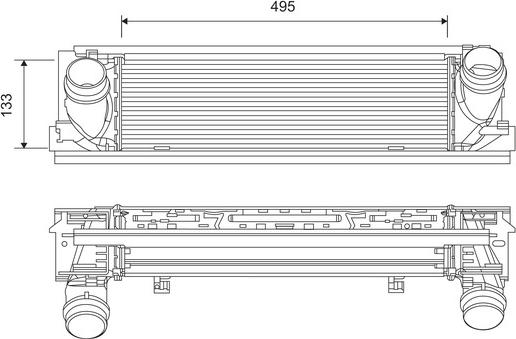 Valeo 818261 - Kompressoriõhu radiaator onlydrive.pro