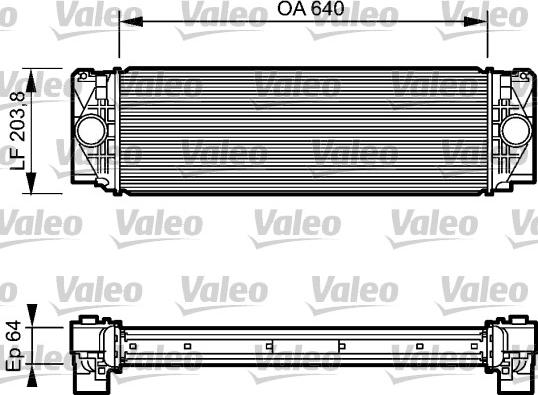 Valeo 818732 - Intercooler, charger onlydrive.pro