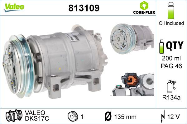 Valeo 813109 - Kompressor,kliimaseade onlydrive.pro