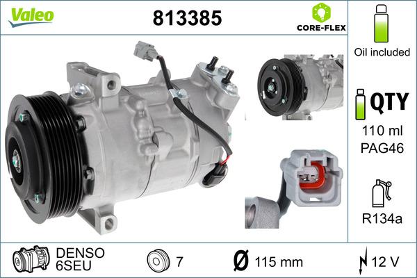 Valeo 813385 - Kompressor,kliimaseade onlydrive.pro