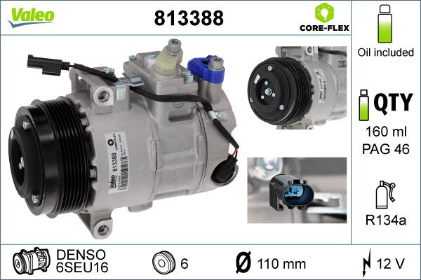 Valeo 813388 - Kompressor,kliimaseade onlydrive.pro