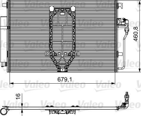 Valeo 812502 - Kondensatorius, oro kondicionierius onlydrive.pro