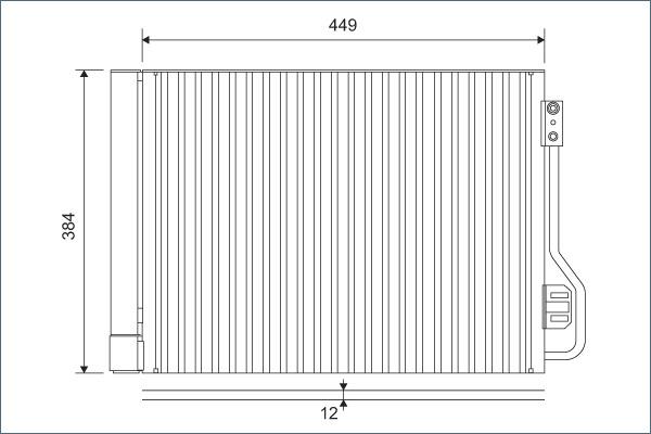 Valeo 812882 - Condenser, air conditioning onlydrive.pro