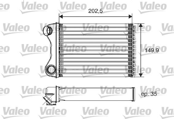 Valeo 812211 - Heat Exchanger, interior heating onlydrive.pro