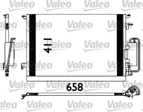 Valeo 817647 - Конденсатор кондиционера onlydrive.pro