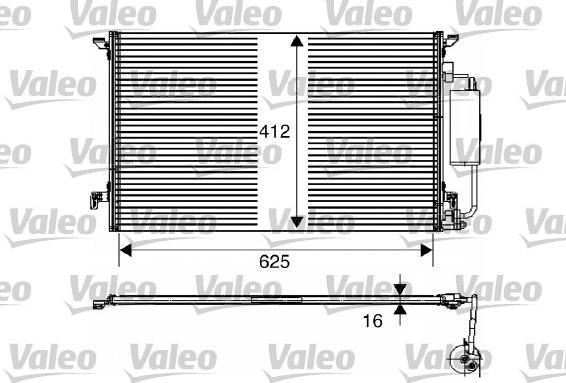 Valeo 817711 - Конденсатор кондиционера onlydrive.pro