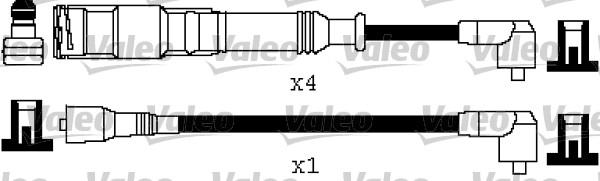 Valeo 346217 - Uždegimo laido komplektas onlydrive.pro