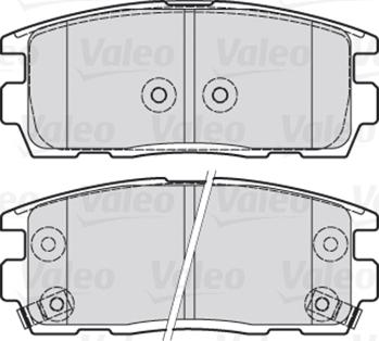 Valeo 301941 - Brake Pad Set, disc brake onlydrive.pro