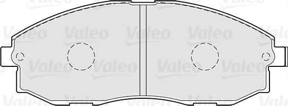 Valeo 301908 - Brake Pad Set, disc brake onlydrive.pro