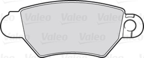 Valeo 301926 - Brake Pad Set, disc brake onlydrive.pro