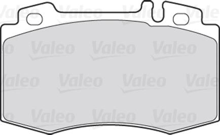 Valeo 301445 - Brake Pad Set, disc brake onlydrive.pro