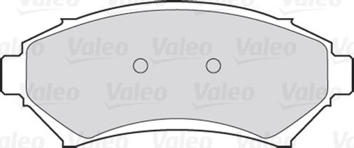 Valeo 301458 - Brake Pad Set, disc brake onlydrive.pro