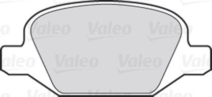 Valeo 301407 - Brake Pad Set, disc brake onlydrive.pro