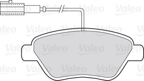 Valeo 301426 - Brake Pad Set, disc brake onlydrive.pro