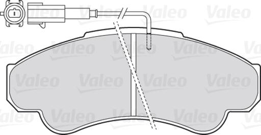 Valeo 301569 - Тормозные колодки, дисковые, комплект onlydrive.pro