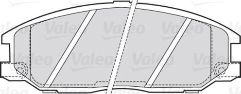 Valeo 301505 - Brake Pad Set, disc brake onlydrive.pro