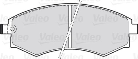 Valeo 301574 - Piduriklotsi komplekt,ketaspidur onlydrive.pro