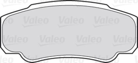 Valeo 301570 - Brake Pad Set, disc brake onlydrive.pro