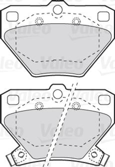 Valeo 301577 - Brake Pad Set, disc brake onlydrive.pro