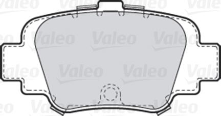 Valeo 301642 - Piduriklotsi komplekt,ketaspidur onlydrive.pro