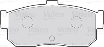 Valeo 301668 - Brake Pad Set, disc brake onlydrive.pro