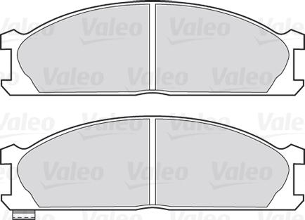 Valeo 301618 - Тормозные колодки, дисковые, комплект onlydrive.pro