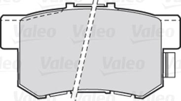 Valeo 301682 - Brake Pad Set, disc brake onlydrive.pro