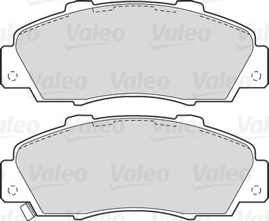 Valeo 301627 - Brake Pad Set, disc brake onlydrive.pro