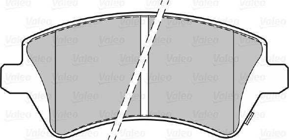 Valeo 301679 - Brake Pad Set, disc brake onlydrive.pro