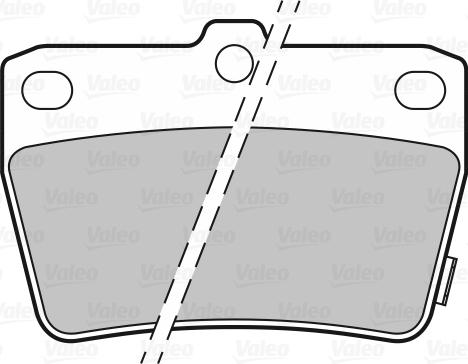 Valeo 301673 - Brake Pad Set, disc brake onlydrive.pro