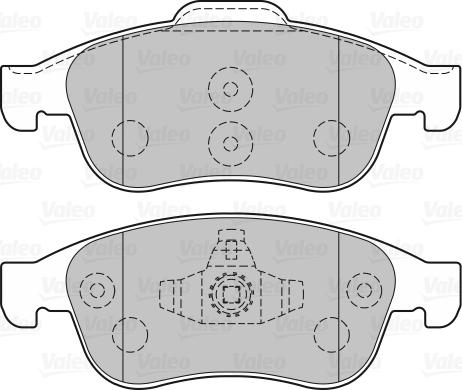 Valeo 301059 - Тормозные колодки, дисковые, комплект onlydrive.pro