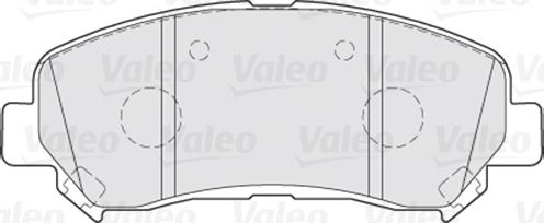 Valeo 301067 - Тормозные колодки, дисковые, комплект onlydrive.pro