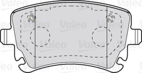 Valeo 301004 - Brake Pad Set, disc brake onlydrive.pro