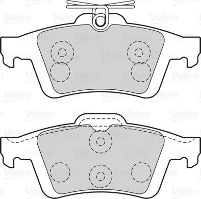 Valeo 301019 - Brake Pad Set, disc brake onlydrive.pro