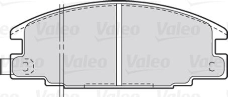 Valeo 301020 - Brake Pad Set, disc brake onlydrive.pro