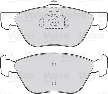 Valeo 301023 - Brake Pad Set, disc brake onlydrive.pro