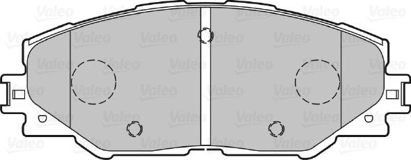 Valeo 301078 - Brake Pad Set, disc brake onlydrive.pro