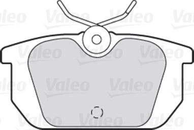 Valeo 301142 - Brake Pad Set, disc brake onlydrive.pro